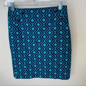 LOFT Professional Diamond pattern petite Skirt